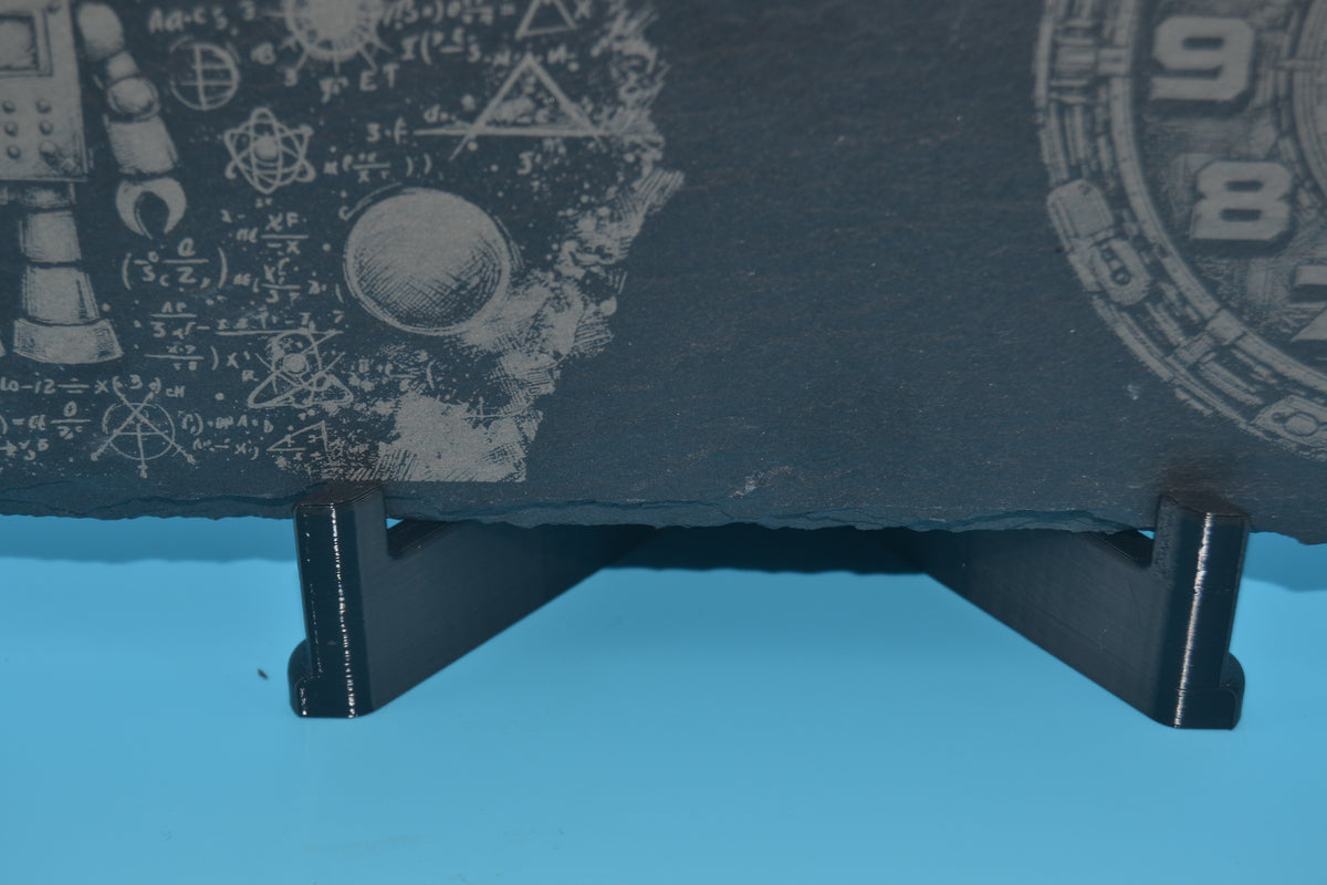Schieferplatten-Ständer aus PETG – Schwarz