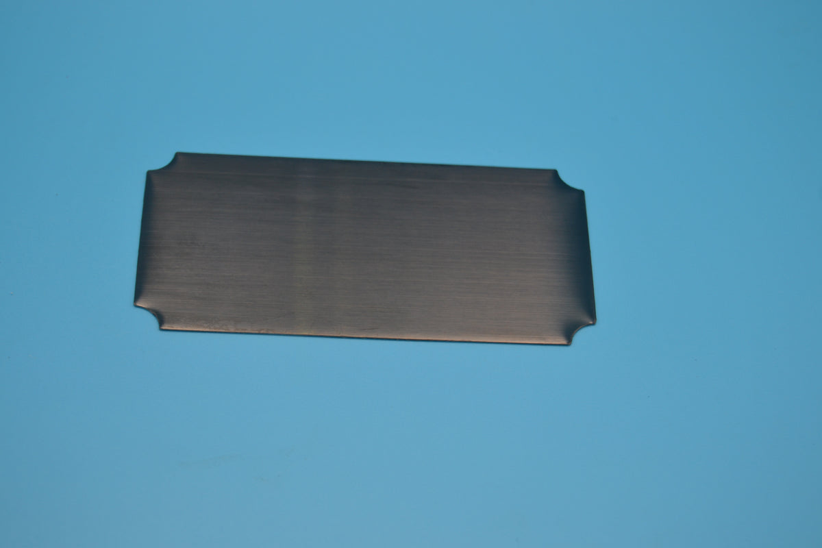 Aluminium Schild mit Gravur – Briefkasten & Hinweisschild