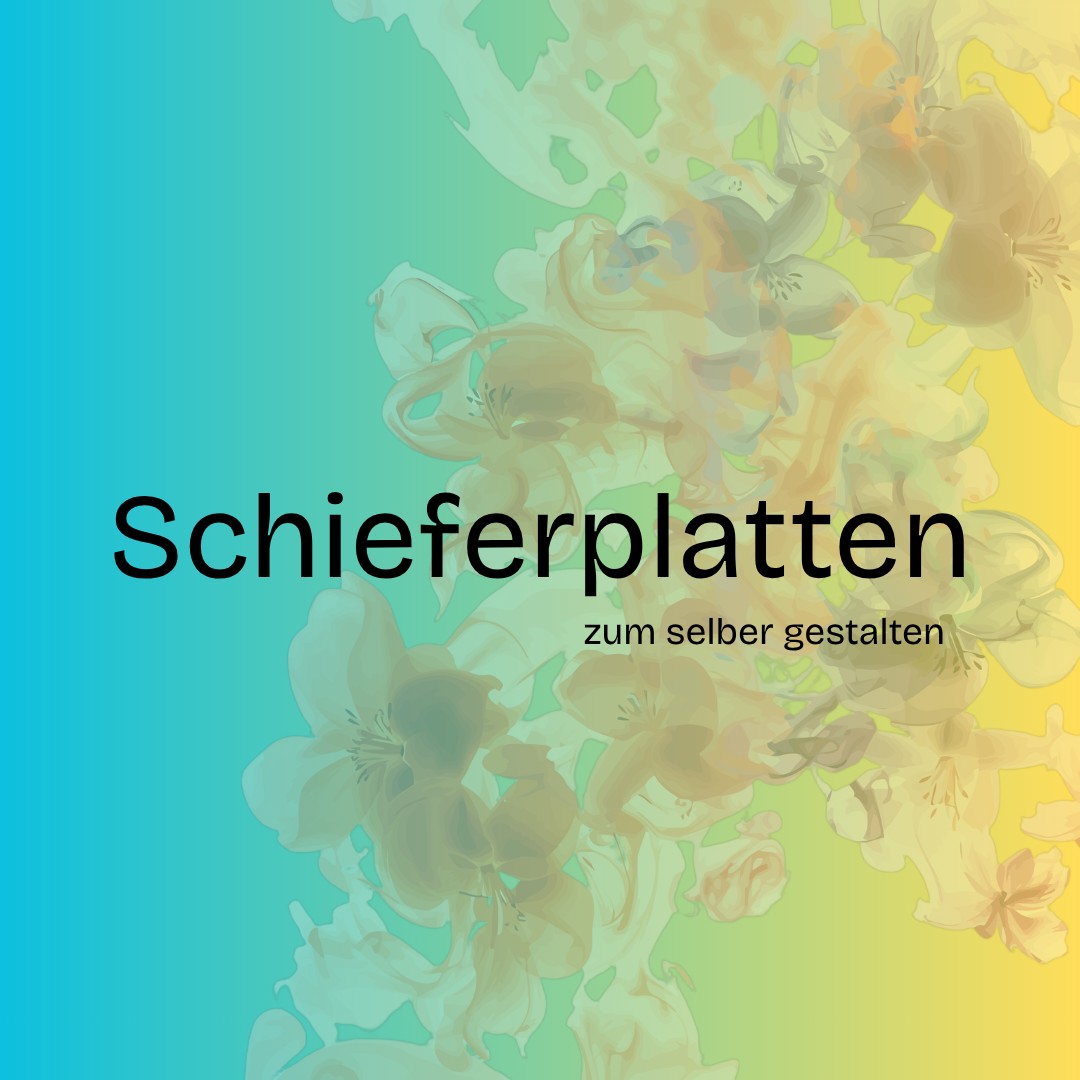 Personalisierte Schieferplatten graviert nach Wunsch