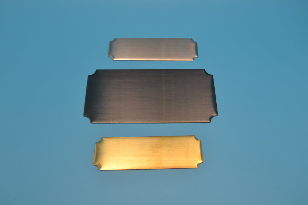 Aluminium Schild mit Gravur – Briefkasten & Hinweisschild