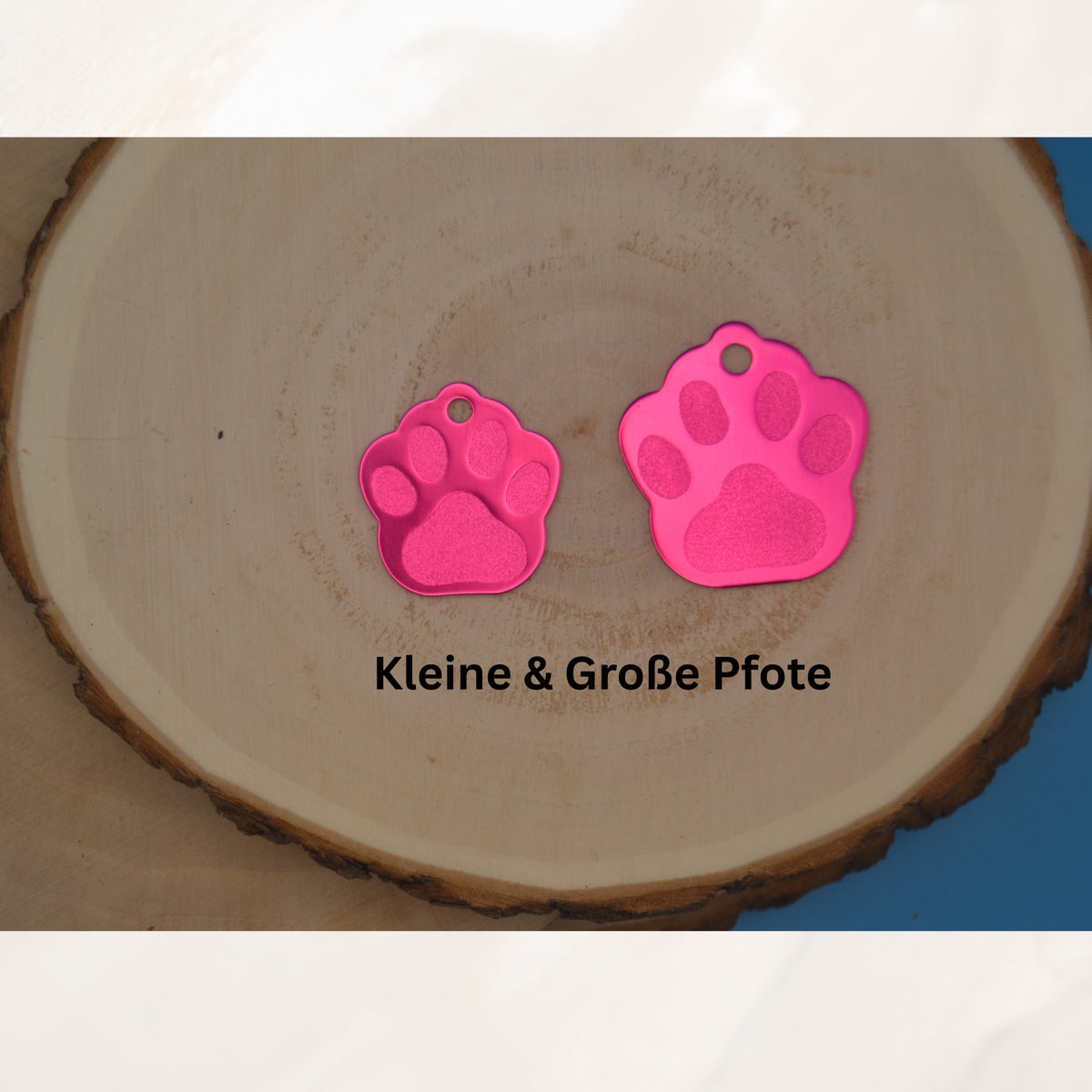 Hundemarke aus Aluminium