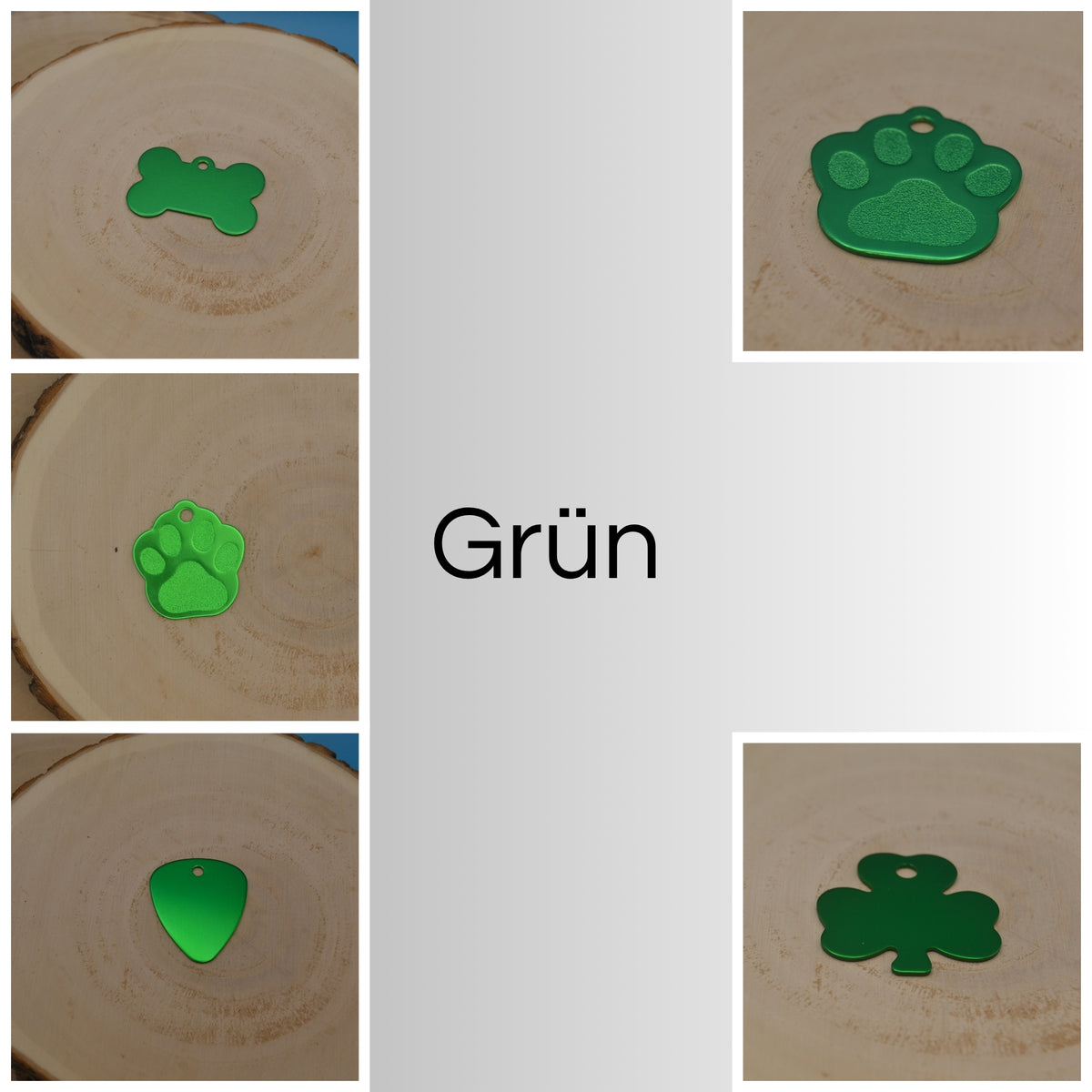 Hundemarke aus Aluminium