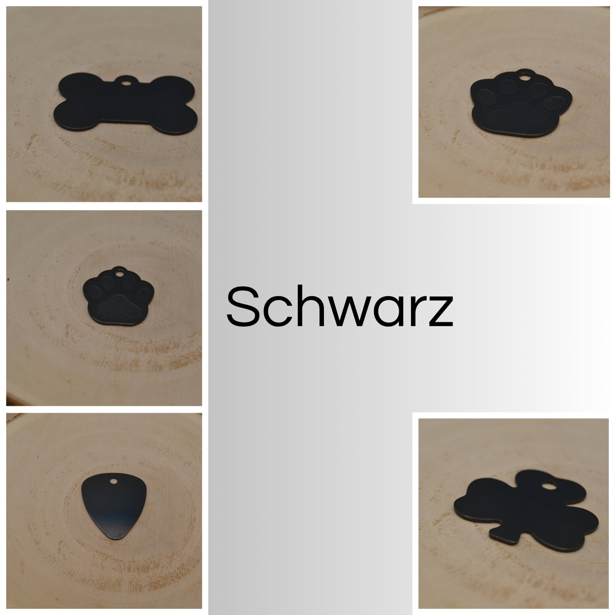 Hundemarke aus Aluminium